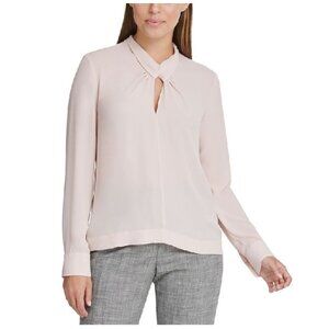 Dkny Twist-Neck Top